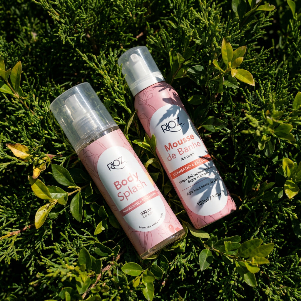 Kit Ritual Completo Mousse de Banho + Body Splash Fragrância Exclusiva