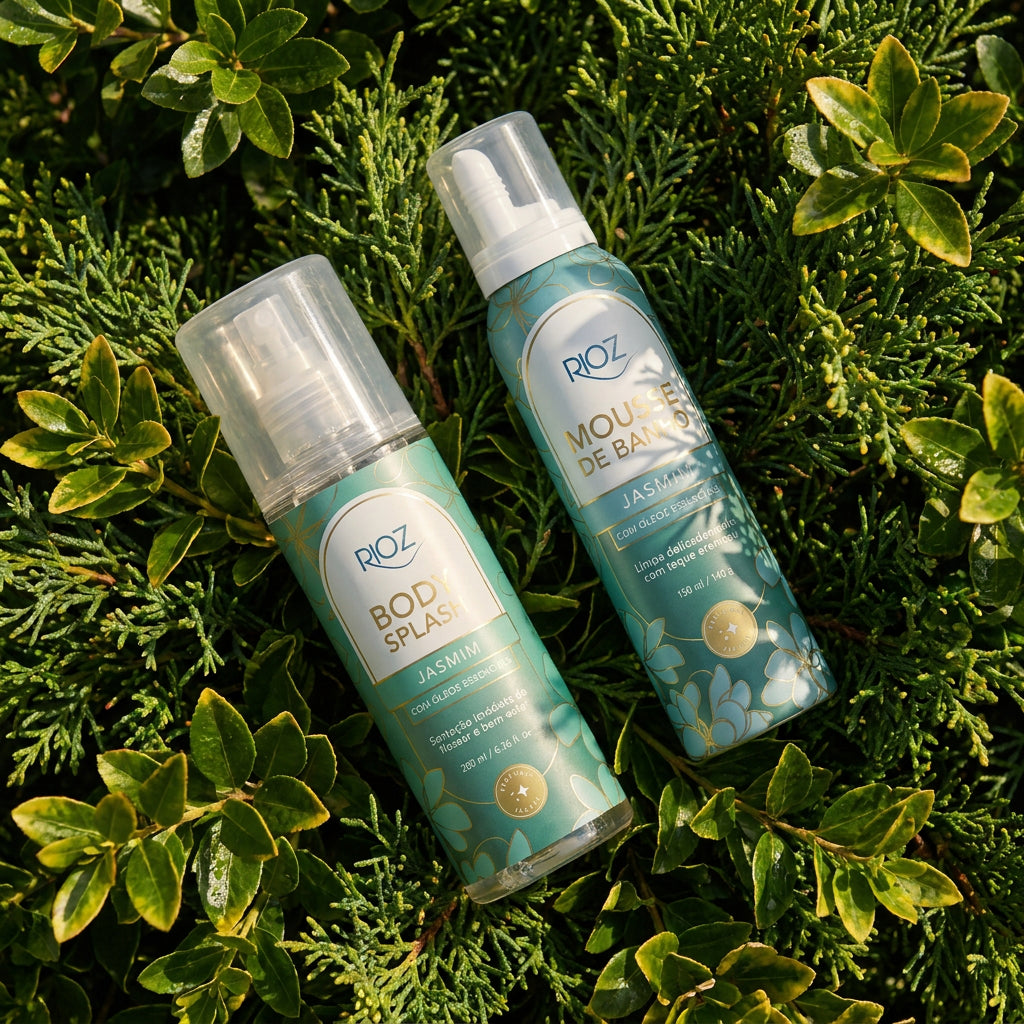 Kit Ritual Completo Mousse de Banho + Body Splash Jasmin