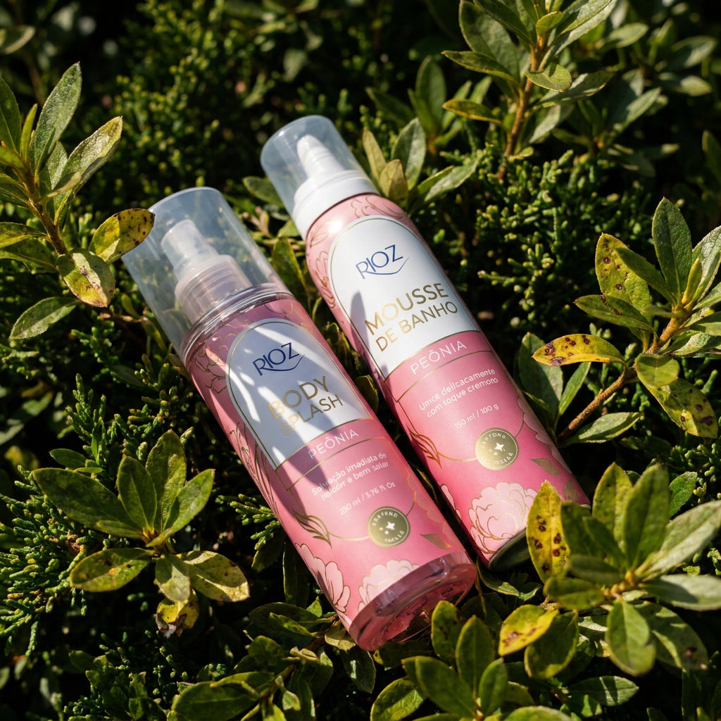 Kit Ritual Completo Mousse de Banho + Body Splash Peônia