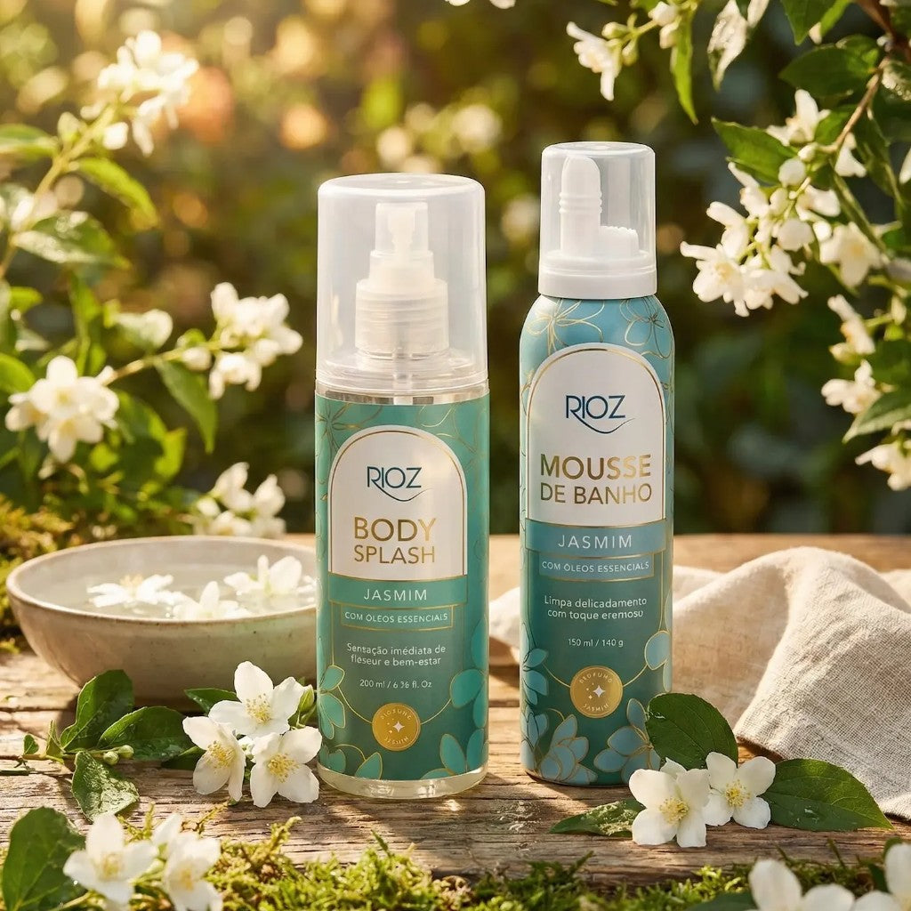 Kit Ritual Completo Mousse de Banho + Body Splash Jasmin